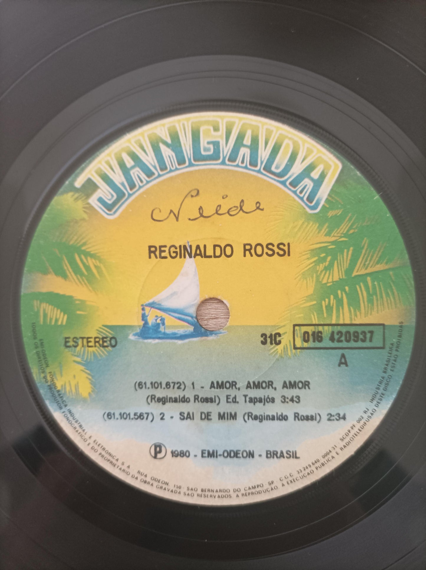 Vinil Compacto Reginaldo Rossi A Volta