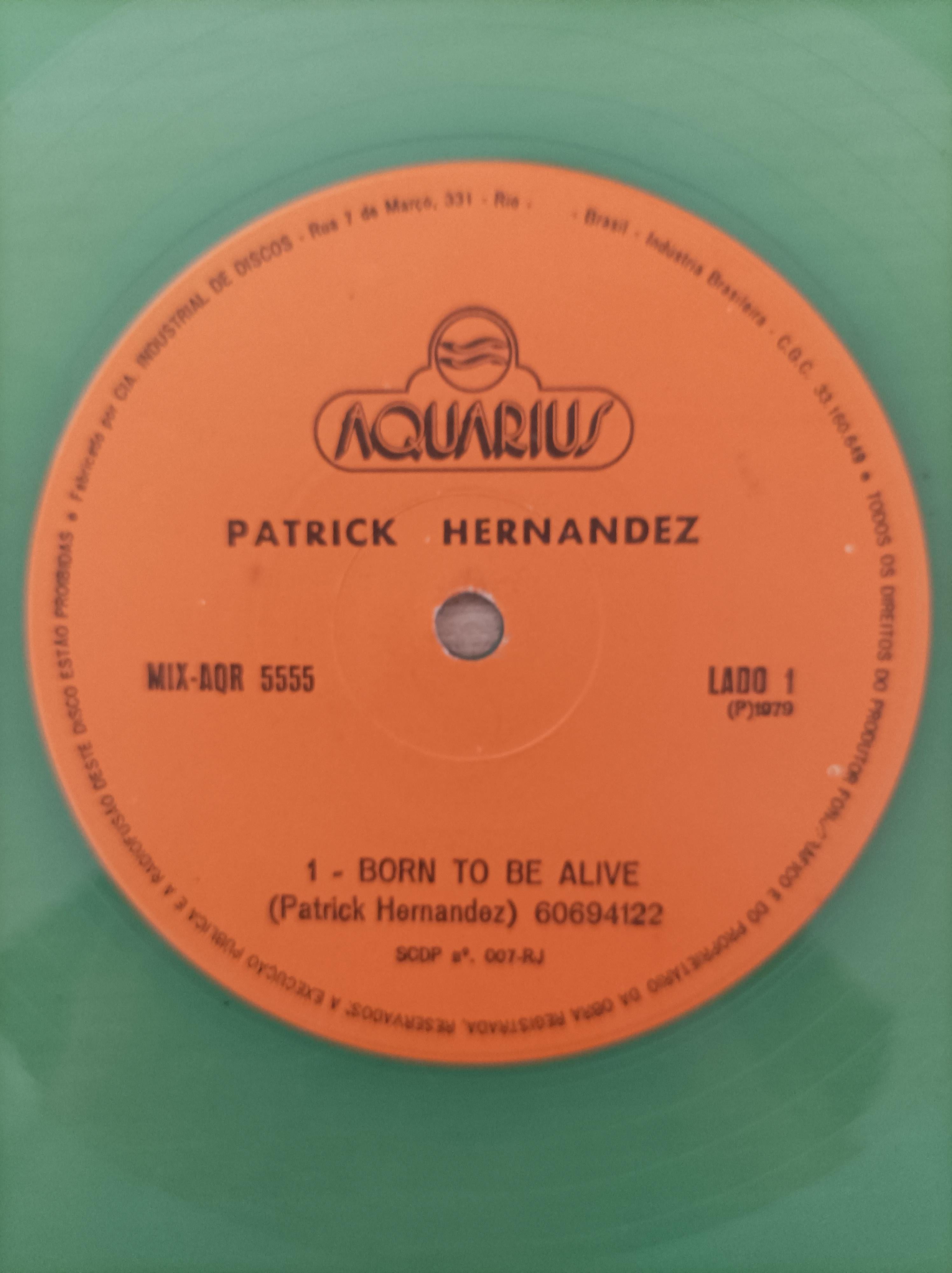 Lp Vinil Patrick Hernandez Born To Be Alive – Searom Discos