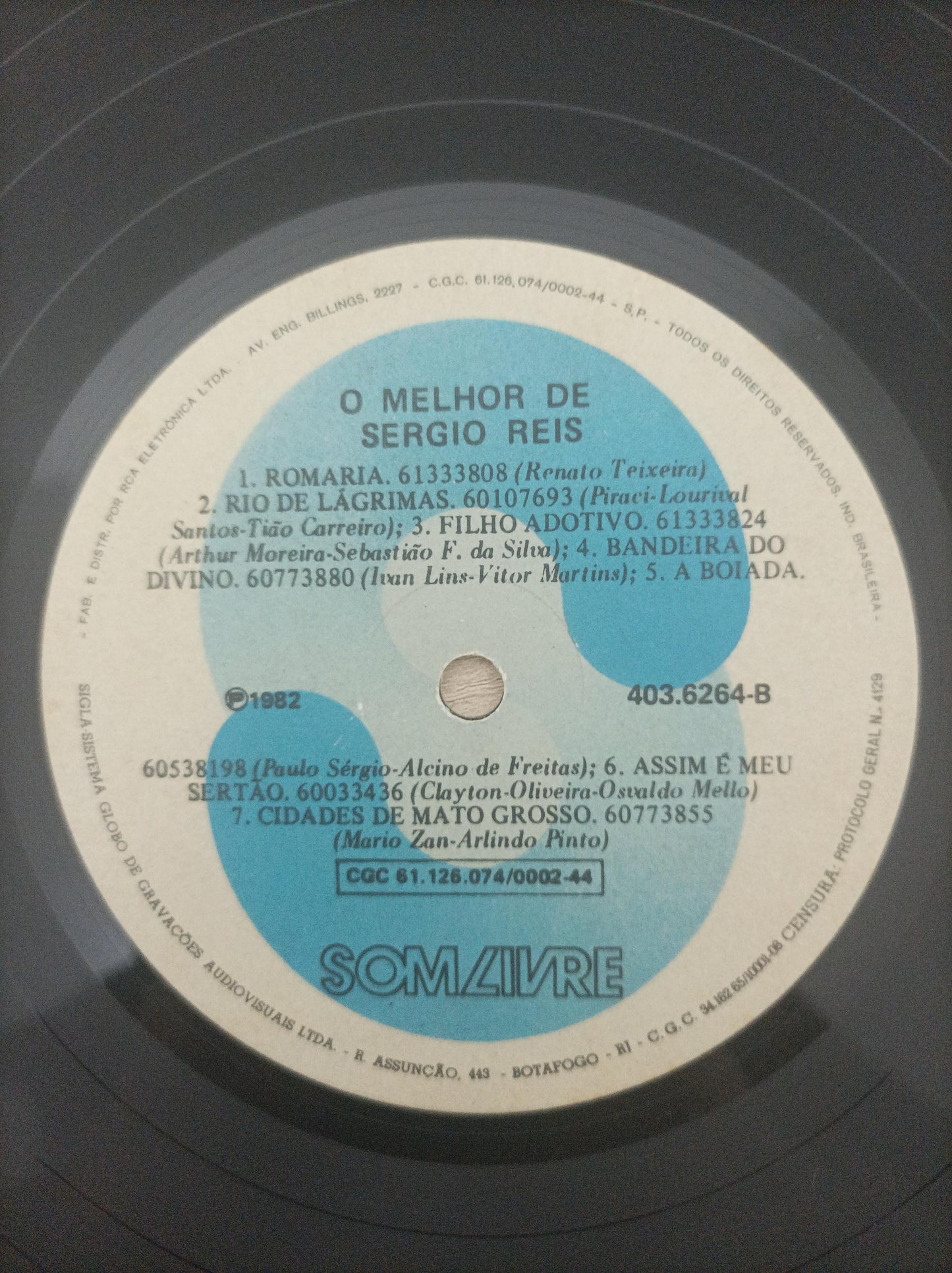 Lp Vinil Sérgio Reis O melhor de