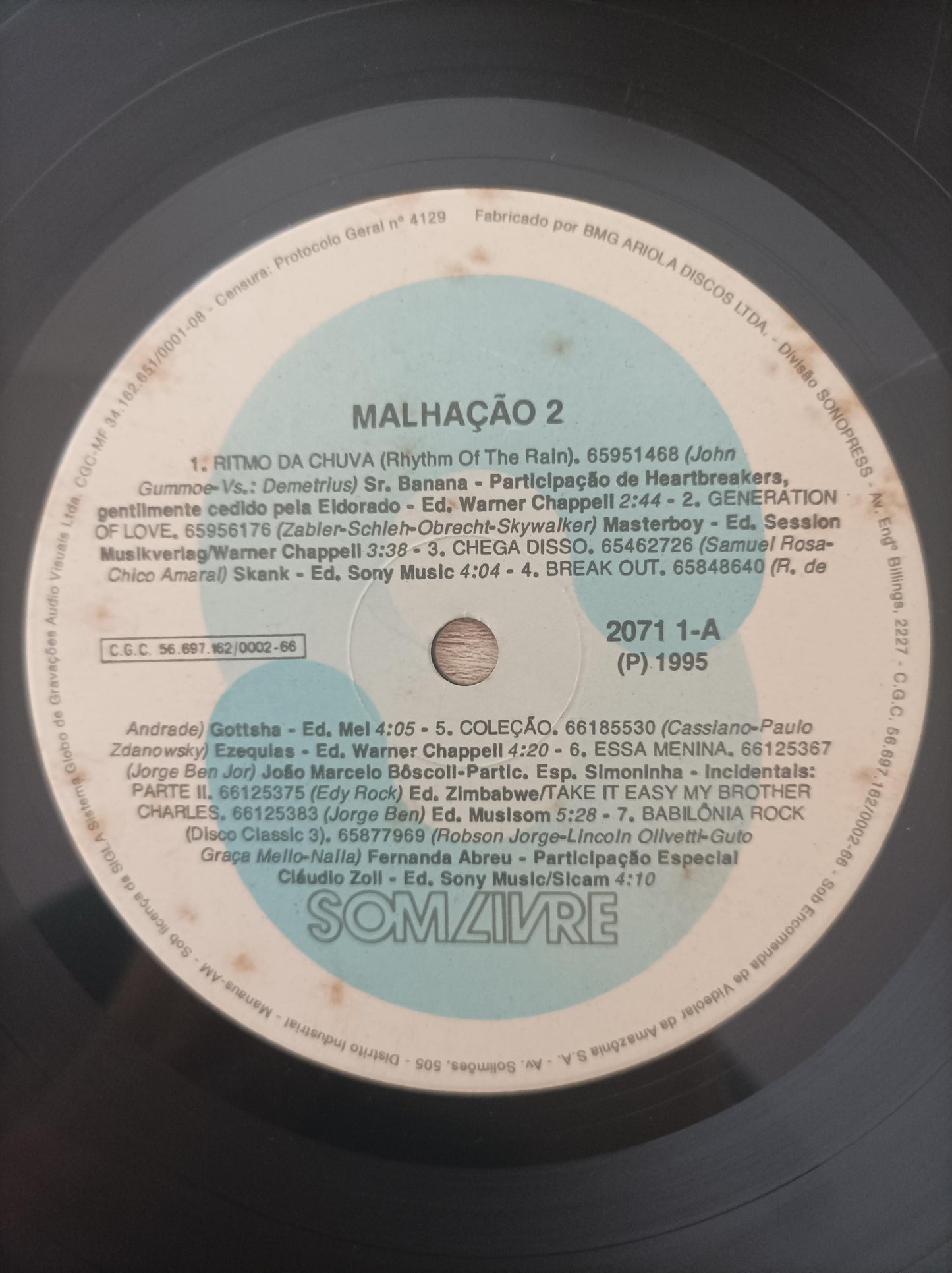 Lp Vinil Malhação Vol. 2