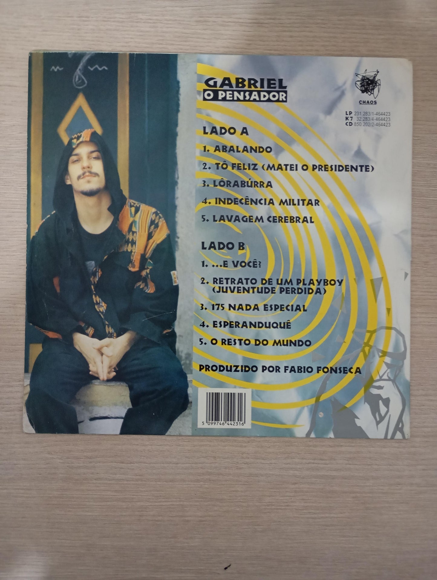 Lp Vinil Gabriel O Pensador 1993