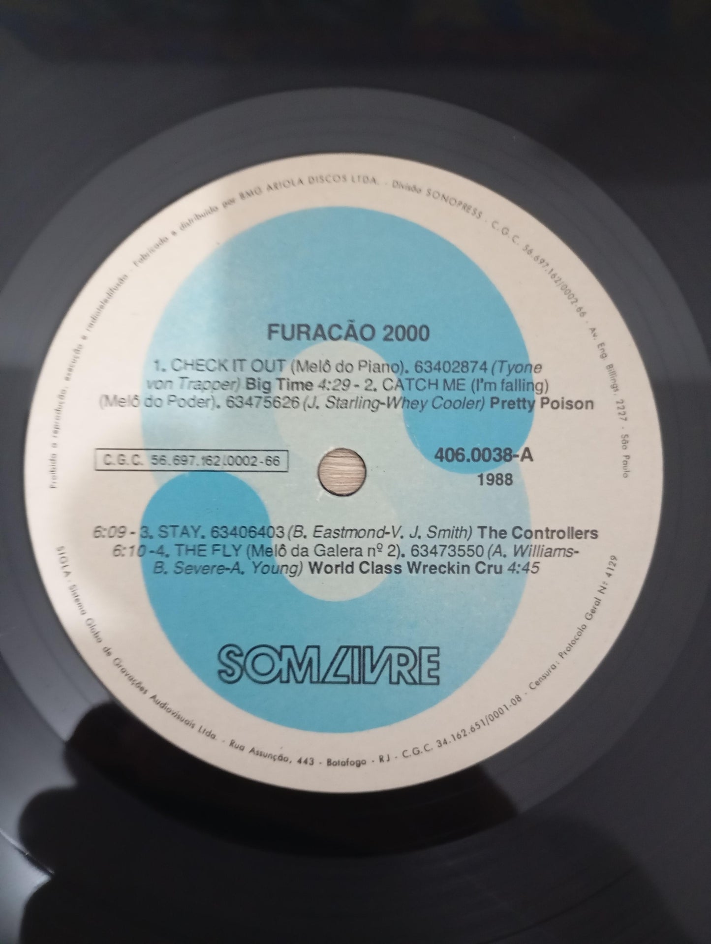 Lp Vinil Furacão 2000 1988