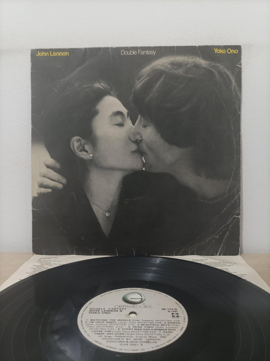 Disco Vinil Double Fantasy John Lennon & Yoko Ono Encarte A