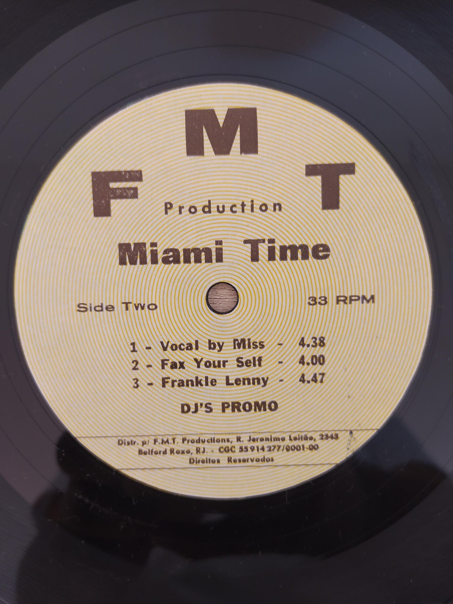 Lp Vinil FMT Miami Time