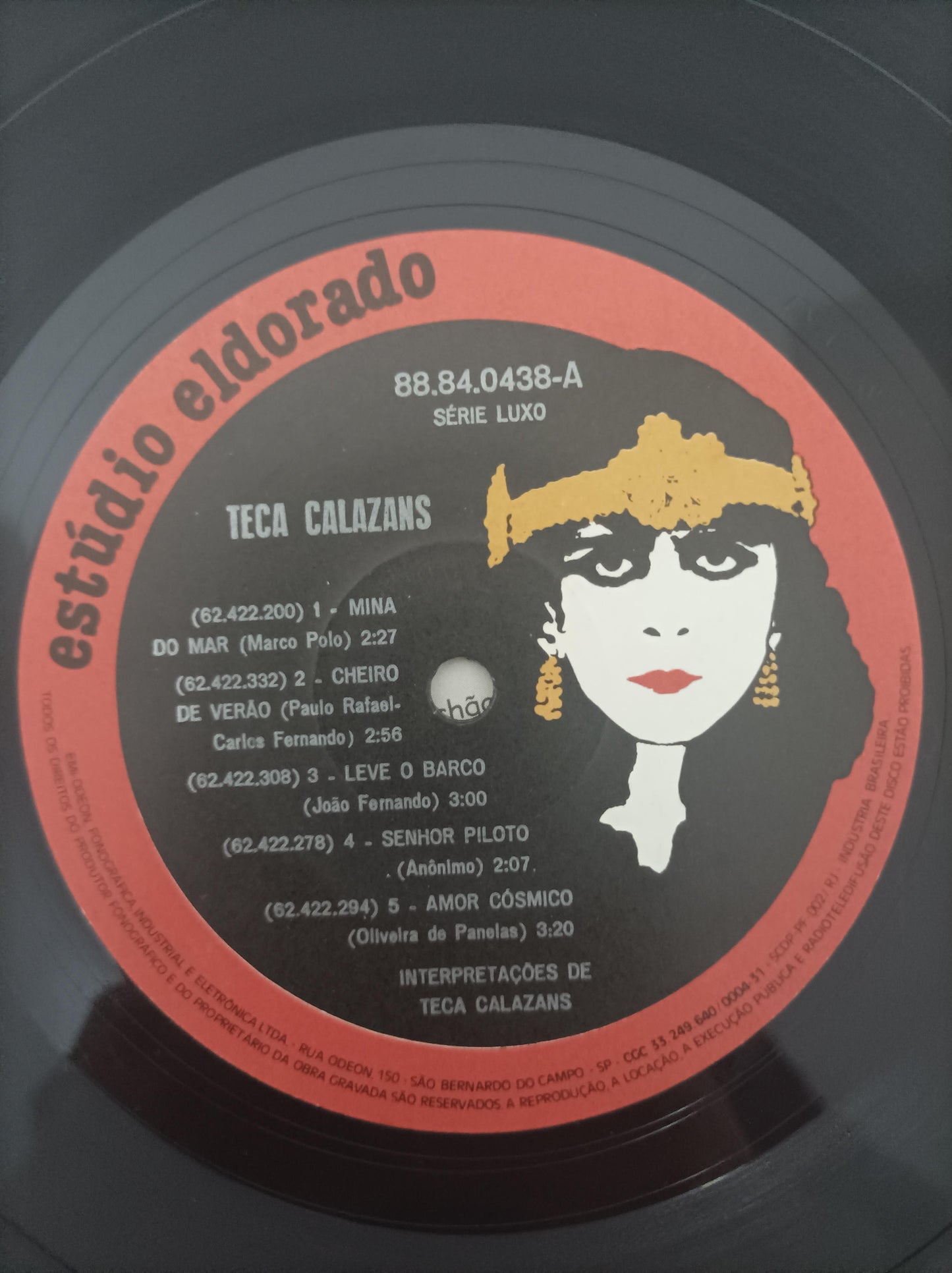 Lp Vinil Teca Calazans Mina Do Mar Com Encarte