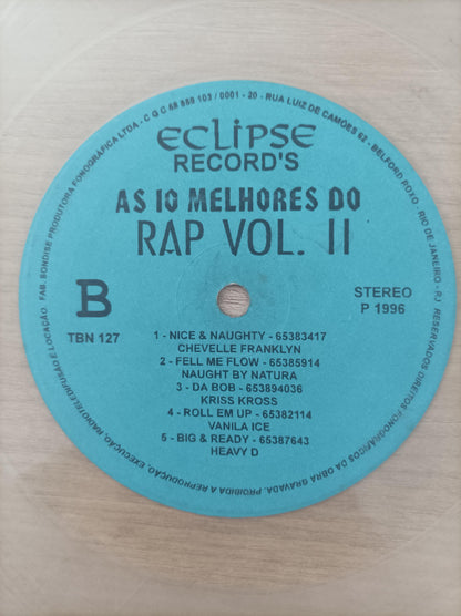 Lp Vinil As 10 Melhores do Rap Vol. 2