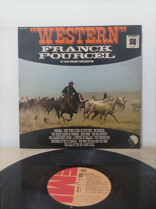 Lp Vinil Franck Pourcel Grand Orchestre Western Capa Dupla