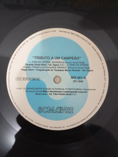 Lp Vinil Tema da Vitória Tributo A Um Campeão