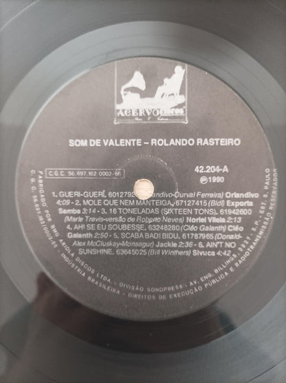 Lp Vinil Som de Valente Rolando Rasteiro