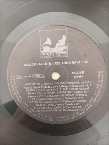 Lp Vinil Som de Valente Rolando Rasteiro