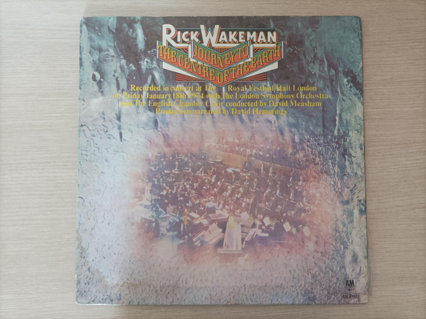 Disco Vinil Journey To Centre Of The Earth Rick Wakeman A