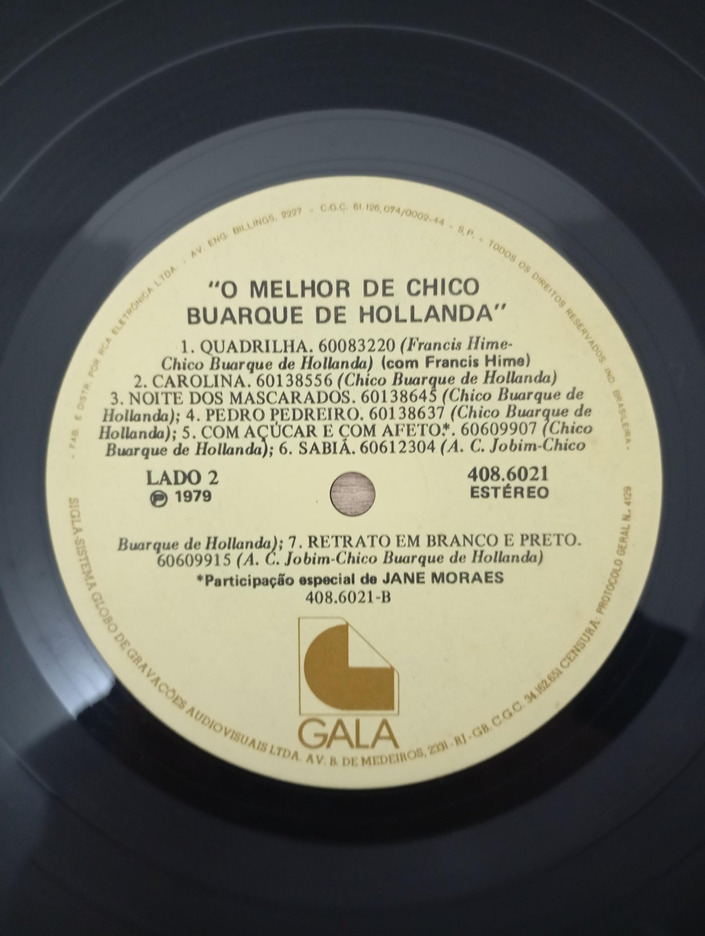 Lp Vinil Chico Buarque Gala 79 Apresenta O Melhor De