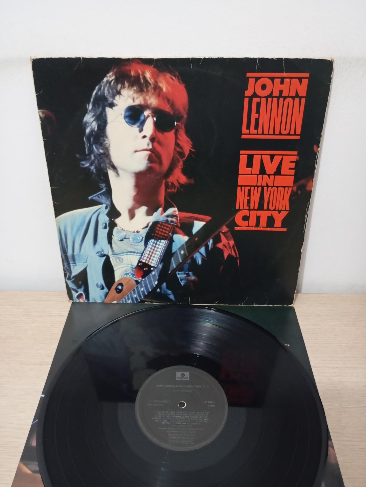 Disco Vinil Live In New York City John Lennon Com Encarte A