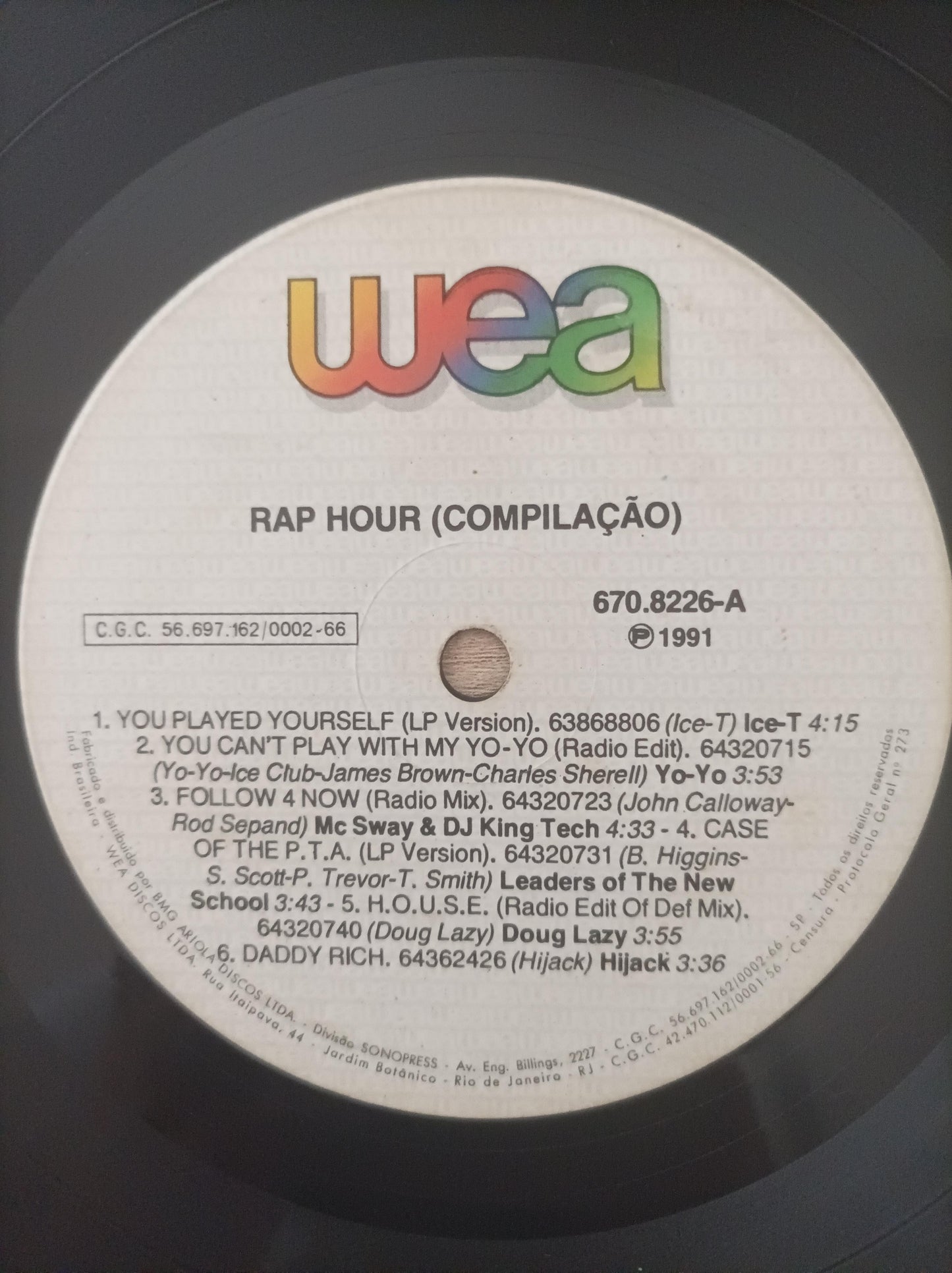 Lp Vinil Rap Hour