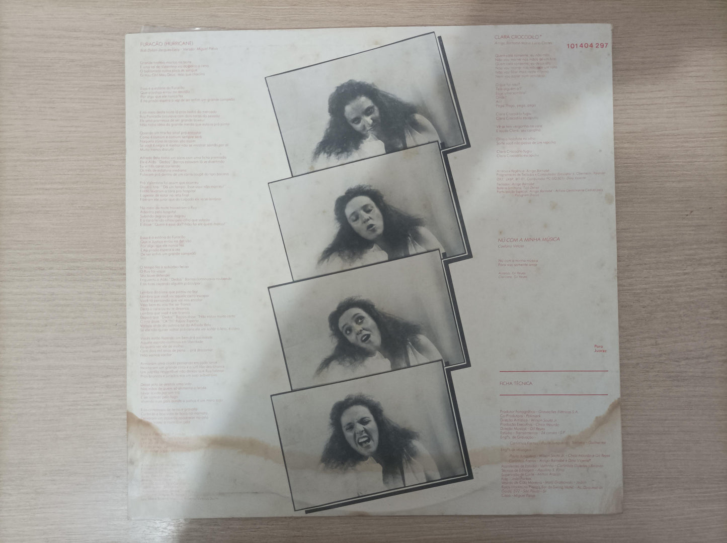 Lp Vinil Cida Moreyra 1986 Com Encarte