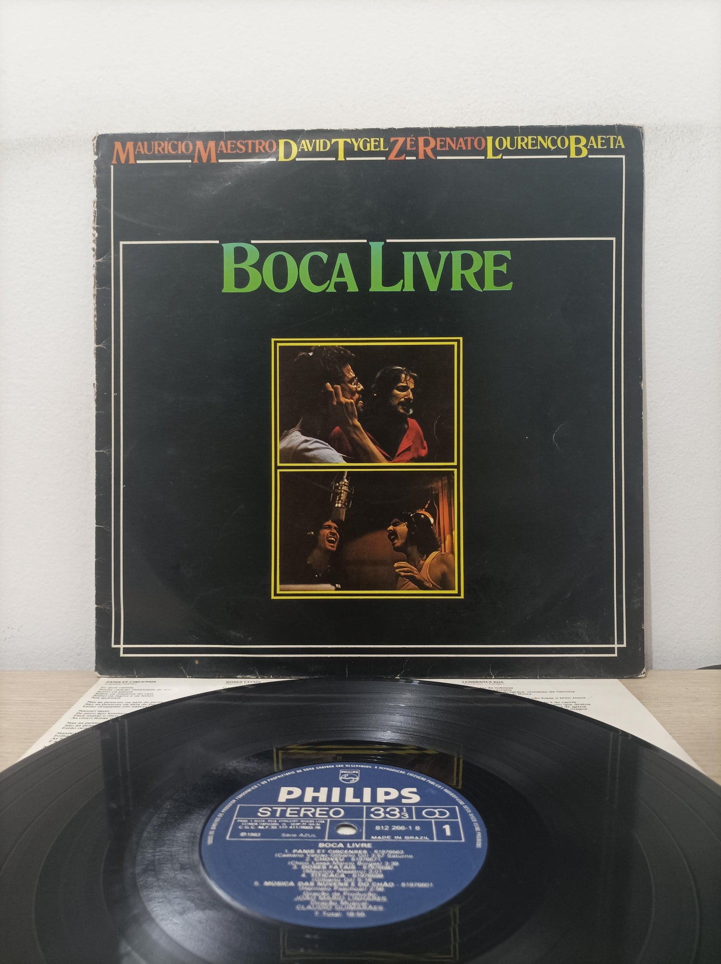 Lp Vinil Boca Livre 1983 Com Encarte