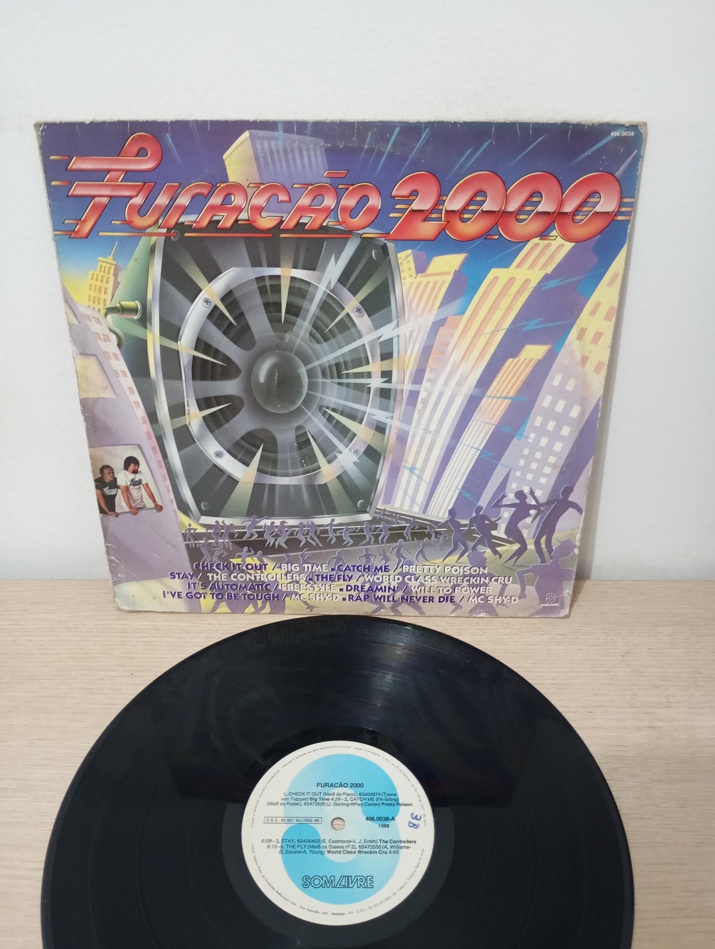 Disco Vinil 1988 Furacão 2000 A