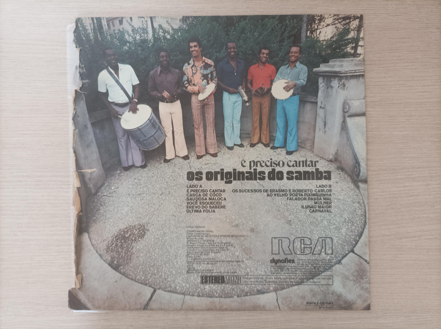 Lp Vinil Os Originais Do Samba É Preciso Cantar