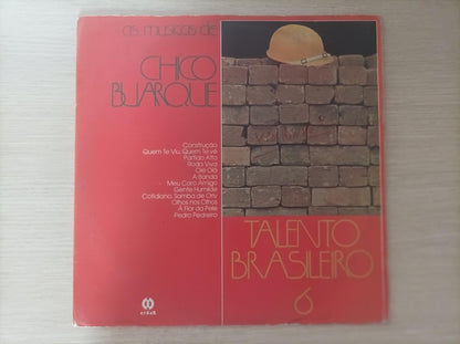 Lp Vinil Chico Buarque As Músicas de Talento Brasileiro 6