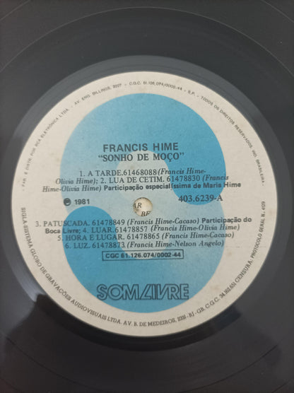 Lp Vinil Francis Hime Sonho De Moço Com Encarte