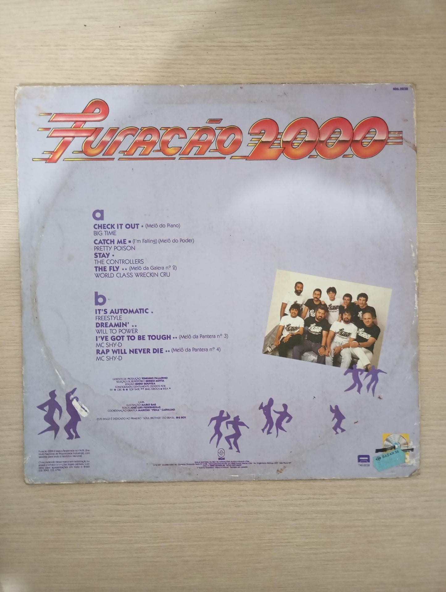 Disco Vinil 1988 Furacão 2000 A