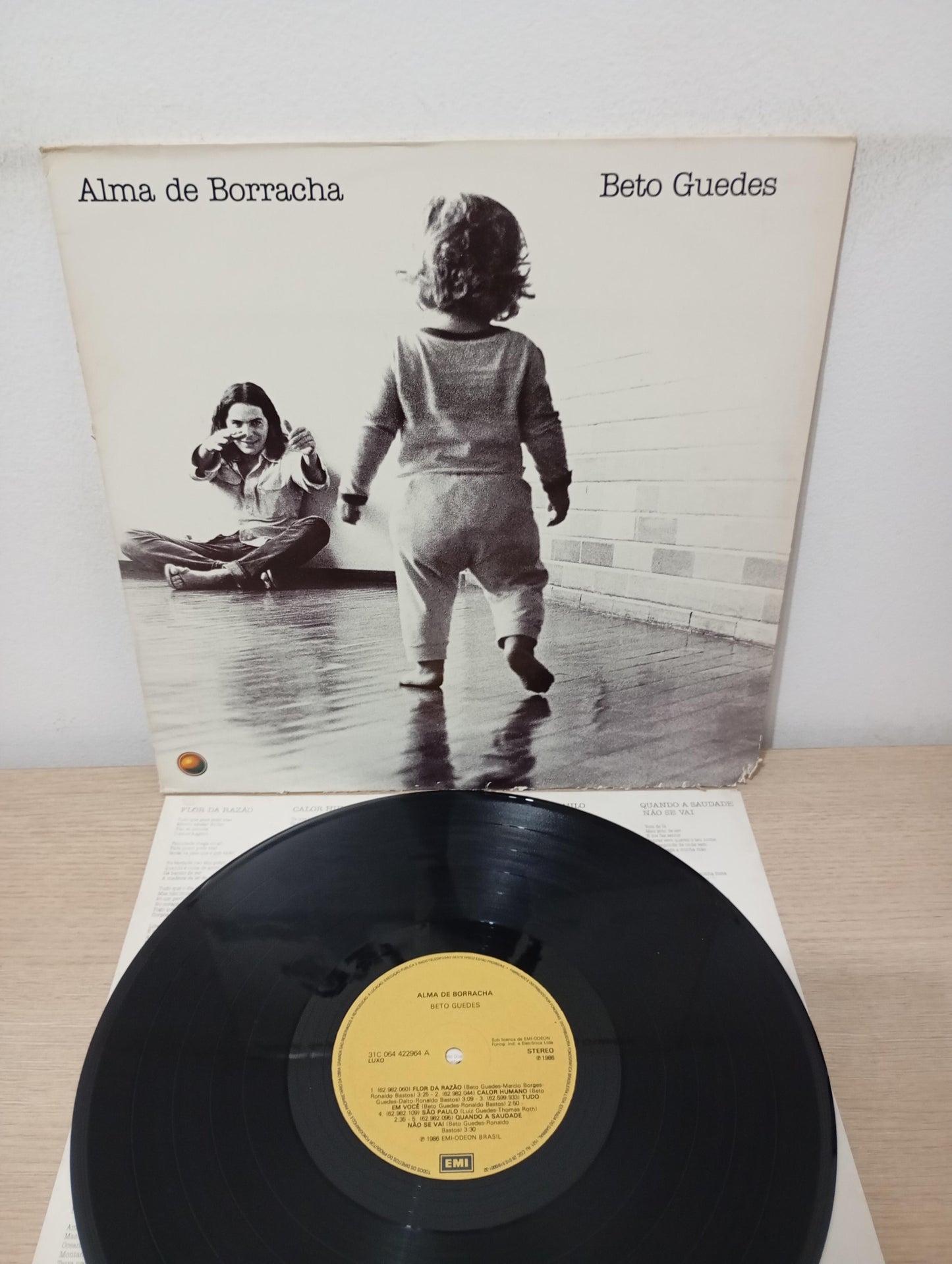 Lp Vinil Beto Guedes Alma De Borracha Com Encarte