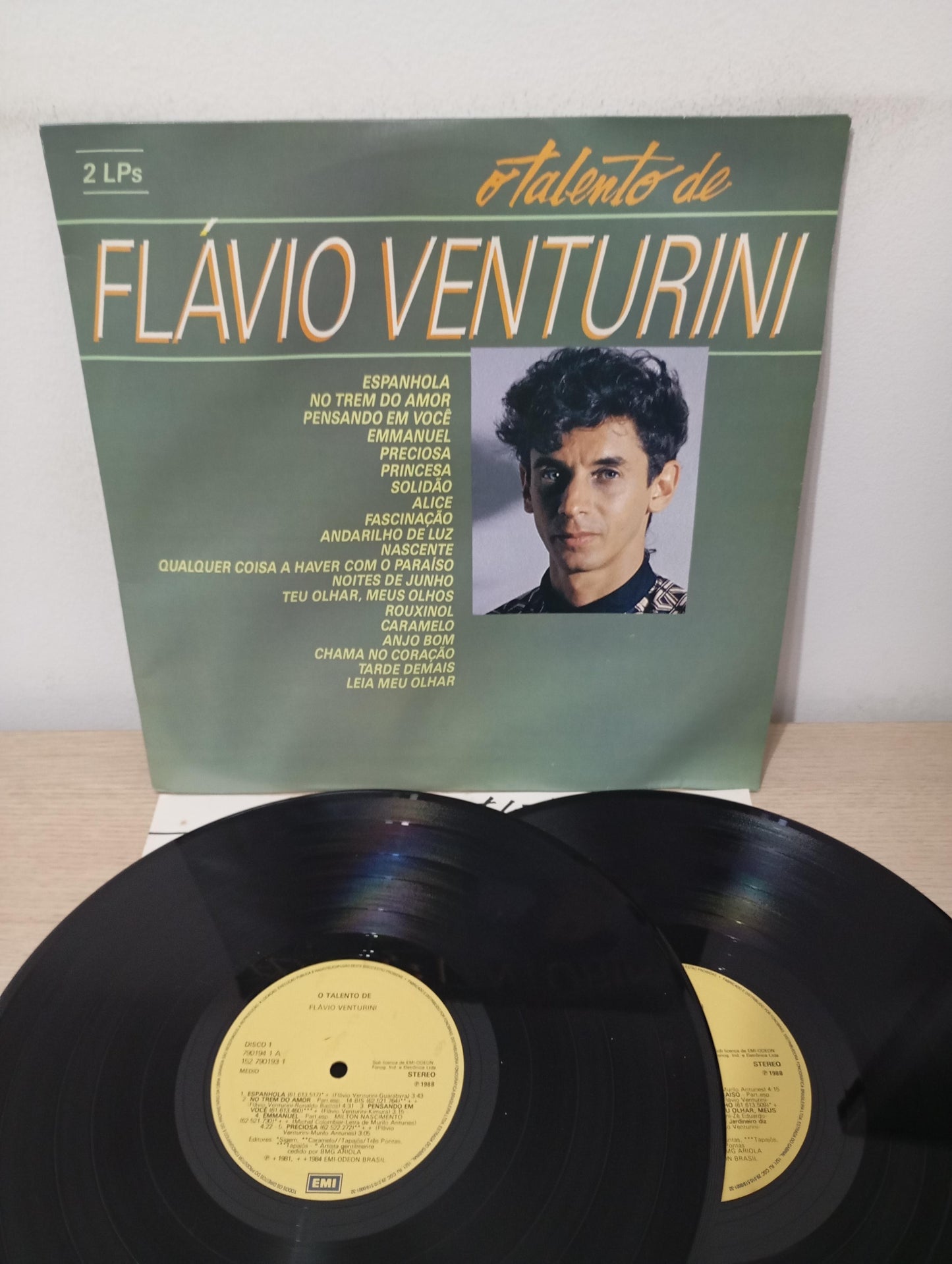 Lp Vinil Flávio Venturini O Talento De Duplo Com Encarte