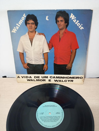 Lp Vinil Walmor e Walmir A Vida de Um Caminhoneiro