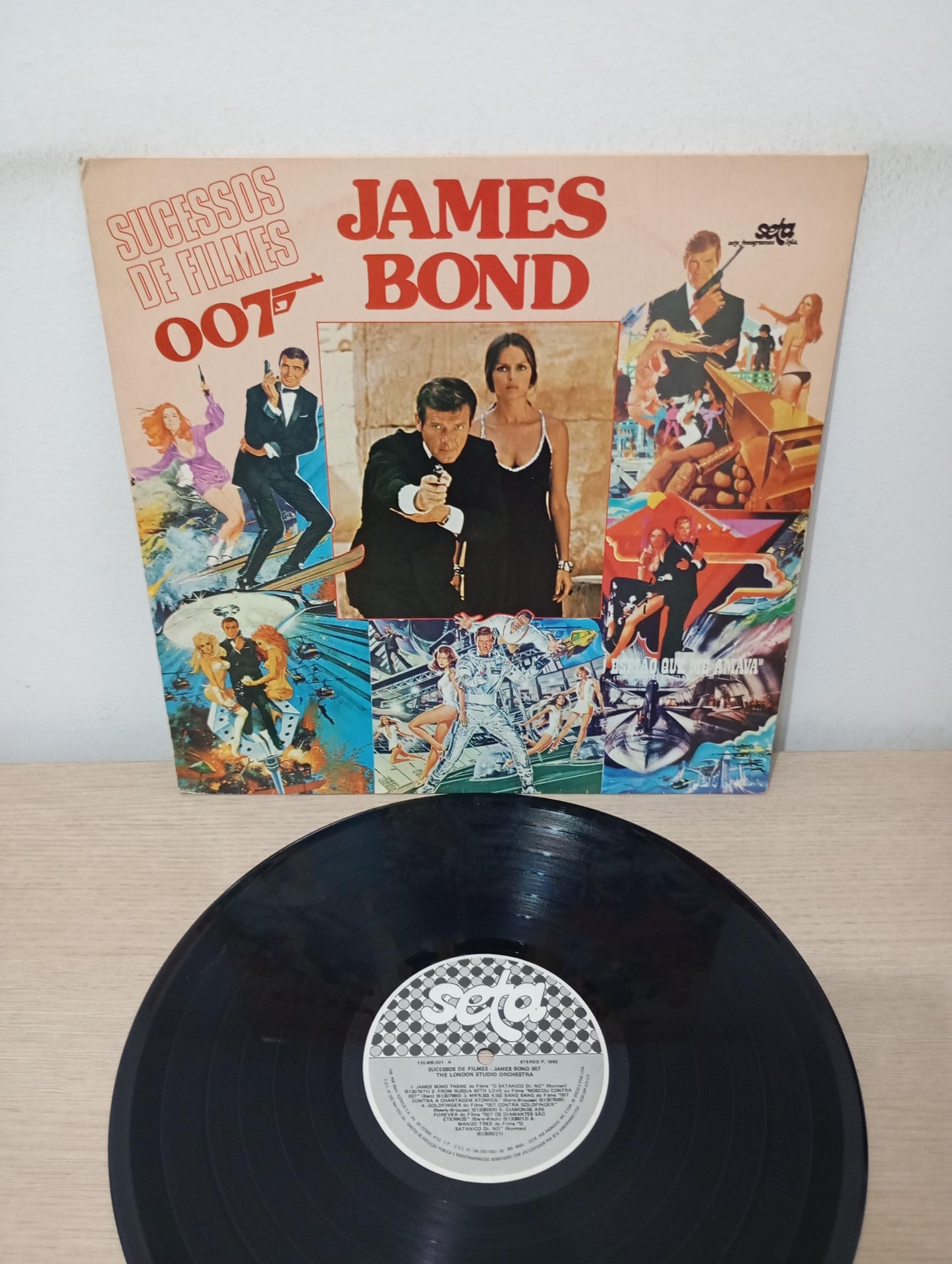 Lp Vinil London Studio Orchestra Sucessos James Bond 007