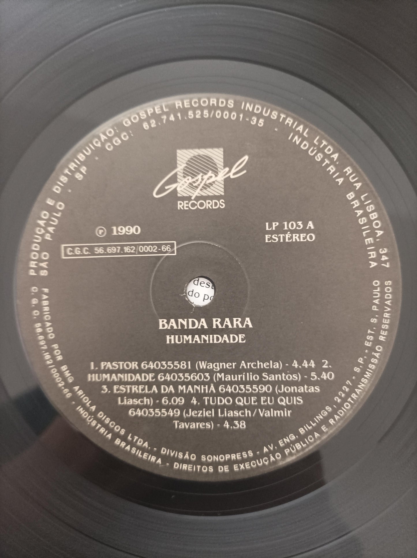 Lp Vinil Banda Rara Humanidade Com Encarte