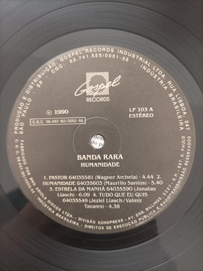 Lp Vinil Banda Rara Humanidade Com Encarte