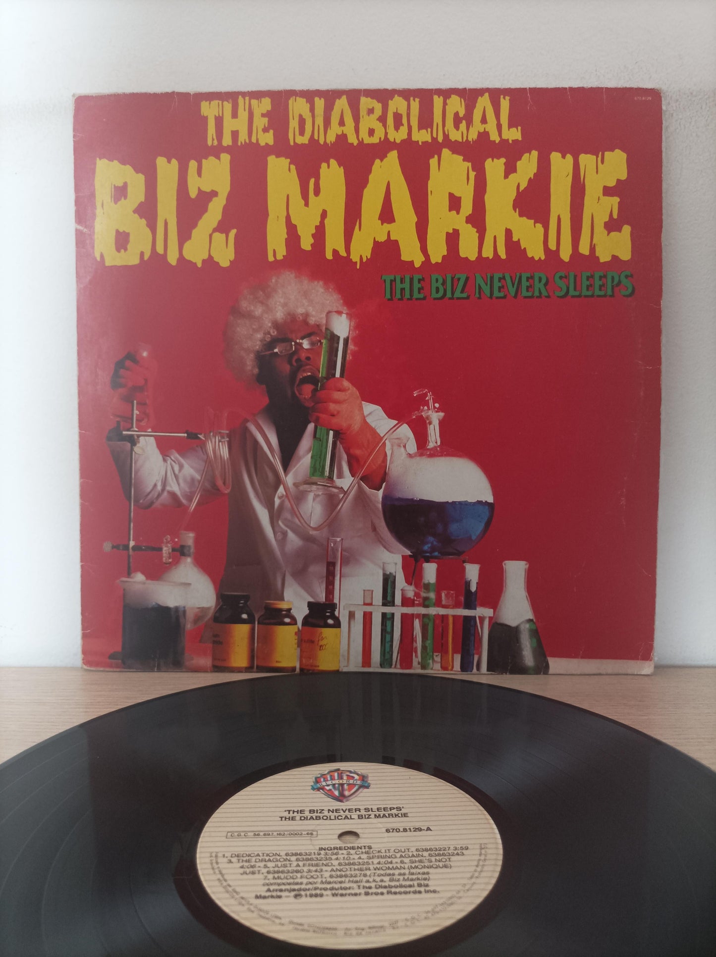 Lp Vinil Biz Markie The Biz Never Sleeps