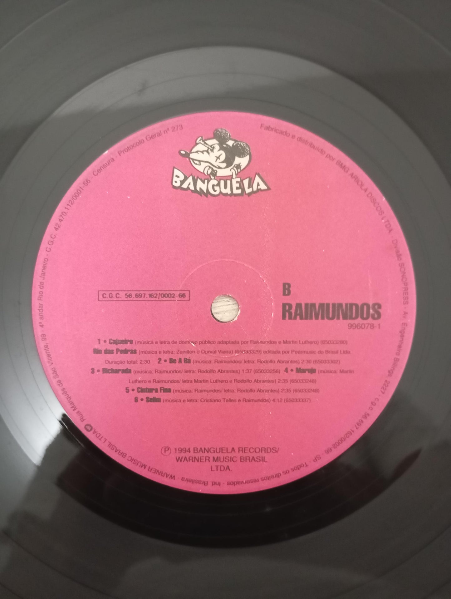 Lp Vinil Raimundos 1994 Com Encarte