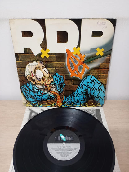 Lp Vinil Ratos De Porão Anarkophobia Com Encarte