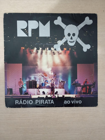 Disco Vinil Rádio Pirata Ao Vivo RPM Com Encarte A