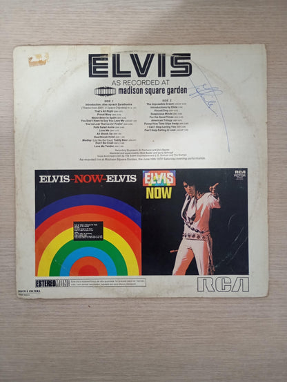 Lp Vinil Elvis Presley As Recorded At Madison Square Garden