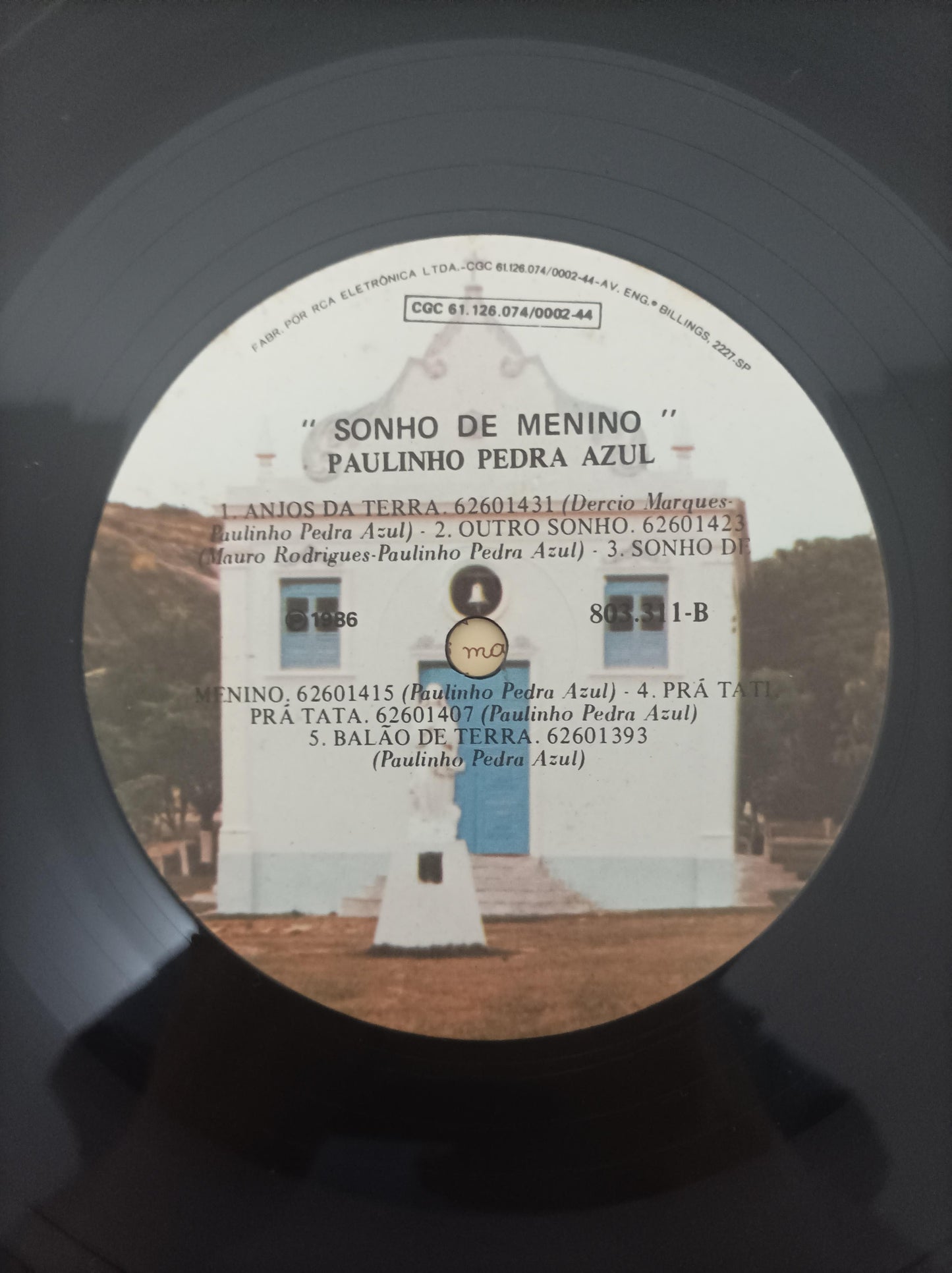 Lp Vinil Paulinho Pedra Azul Sonho Menino Capa Dupla Encarte