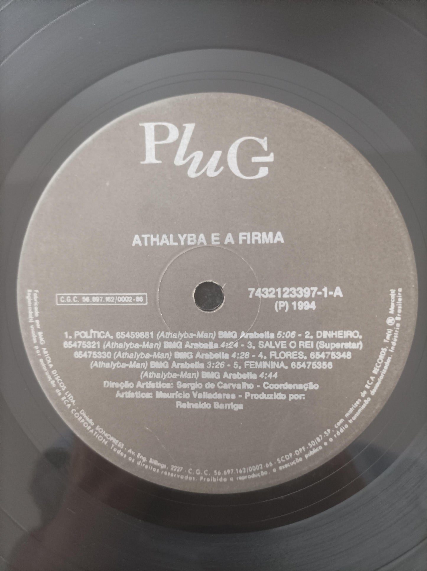 Lp Vinil Athaliba Man Athalyba E A Firma Com Encarte