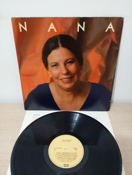 Lp Vinil Nana Caymmi Chora Brasileira Com Encarte