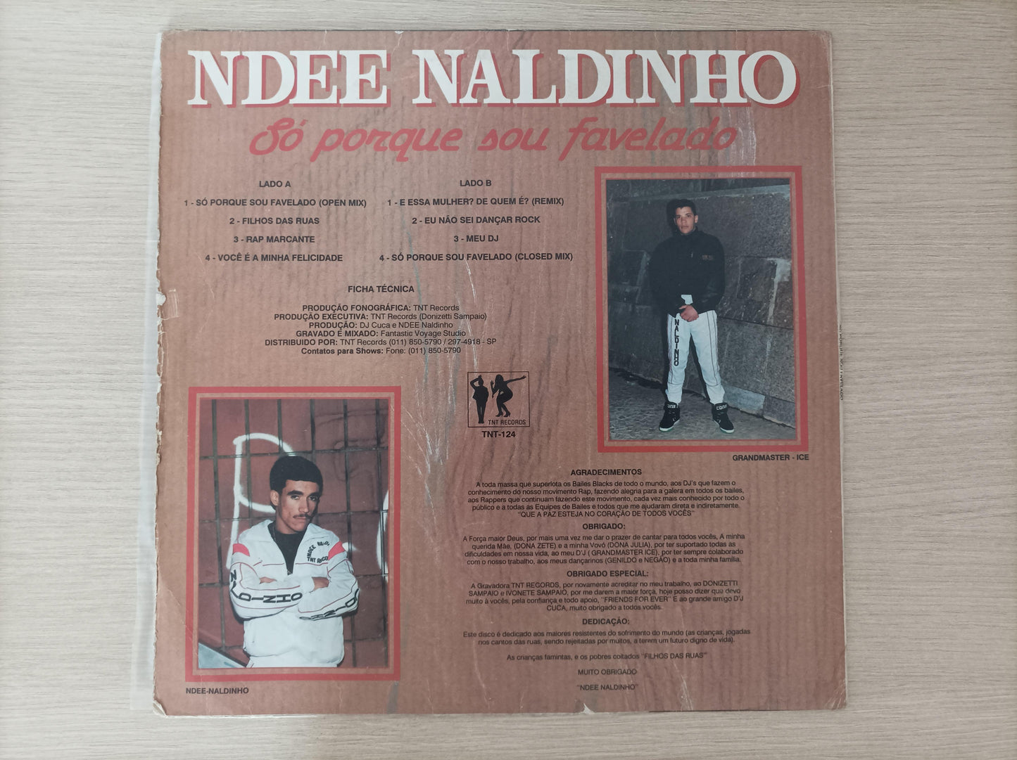 Lp Vinil Ndee Naldinho Só Porque Sou Favelado