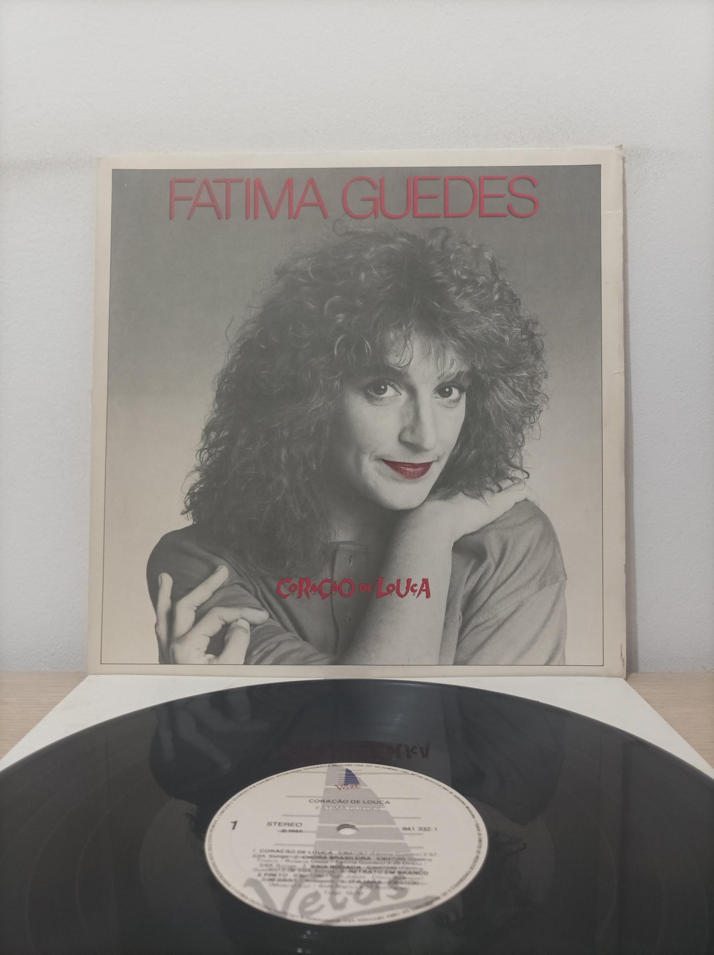 Lp Vinil Fátima Guedes Coração De Louca Com Encarte