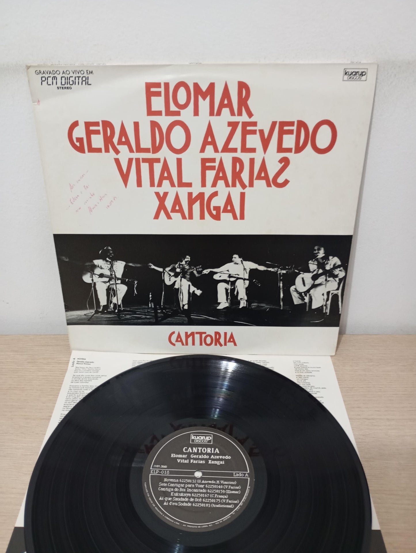 Lp Vinil Elomar, Geraldo Azevedo, Vital, Xangai Cantoria