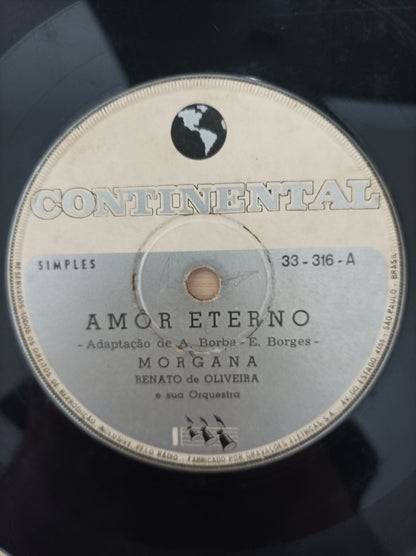 Vinil Compacto Renato de Oliveira e sua Orquestra Amor Eterno