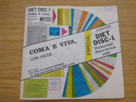 Livro Coma E Viva, Com Saúde... Diet-disc