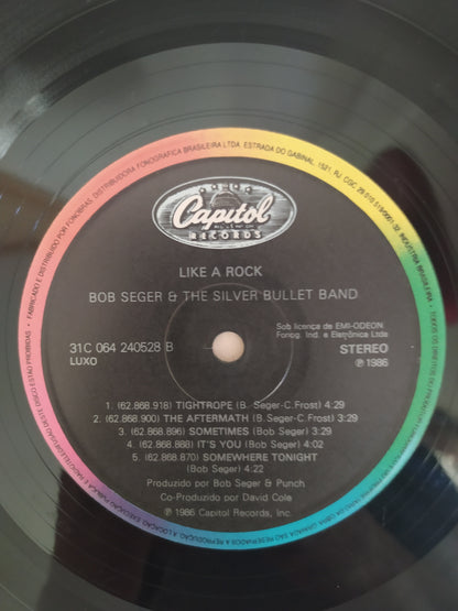 Lp Vinil Bob Seger & The Silver Bullet Like A Rock Encarte