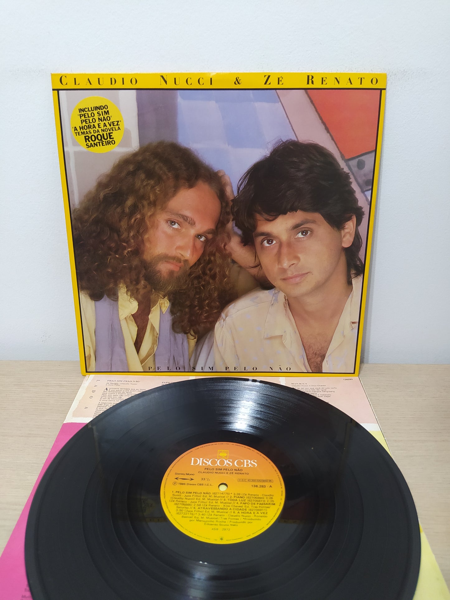 Lp Vinil Claudio Nucci Zé Renato Pelo Sim Pelo Não C Encarte