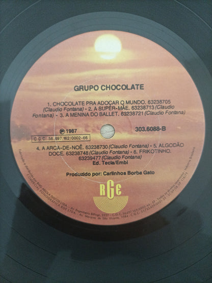 Lp Vinil Grupo Chocolate 1987