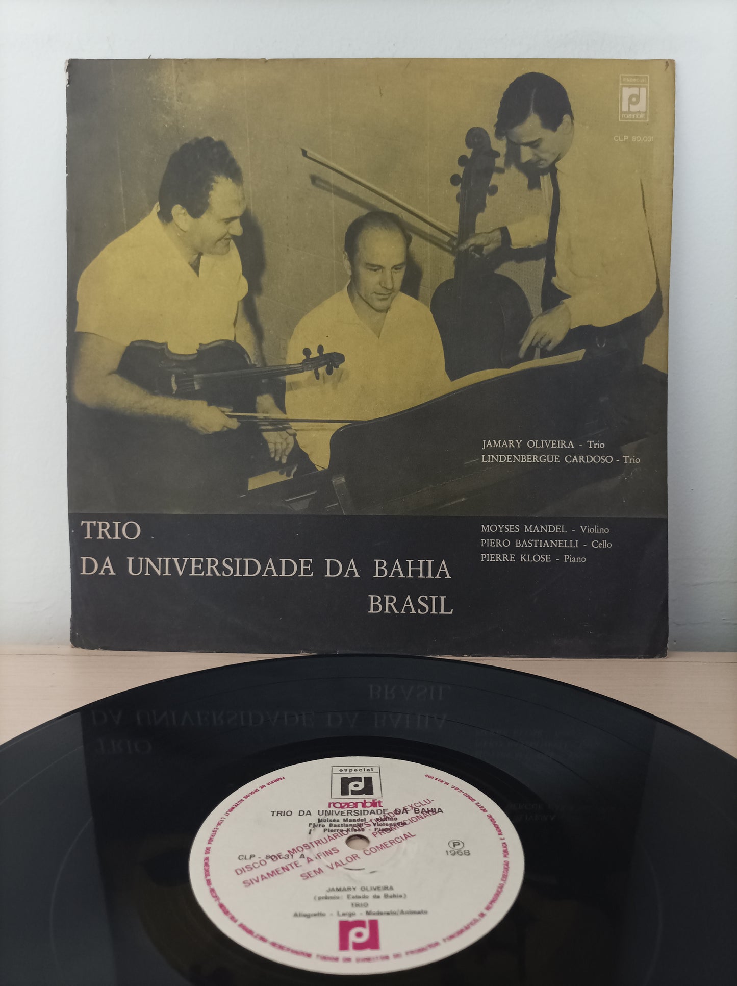 Lp Vinil Trio da Universidade da Bahia Brasil