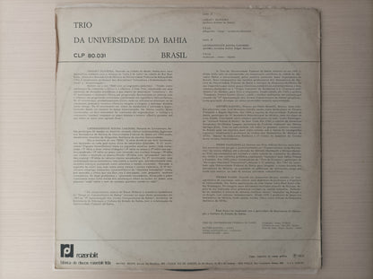 Lp Vinil Trio da Universidade da Bahia Brasil