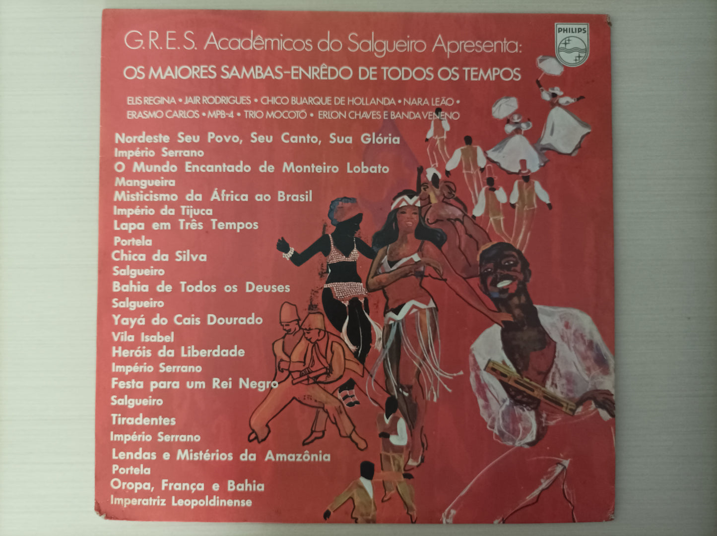 Lp Vinil G.R.E.S Os Maiores Sambas-Enrêdo De Todos Os Tempos